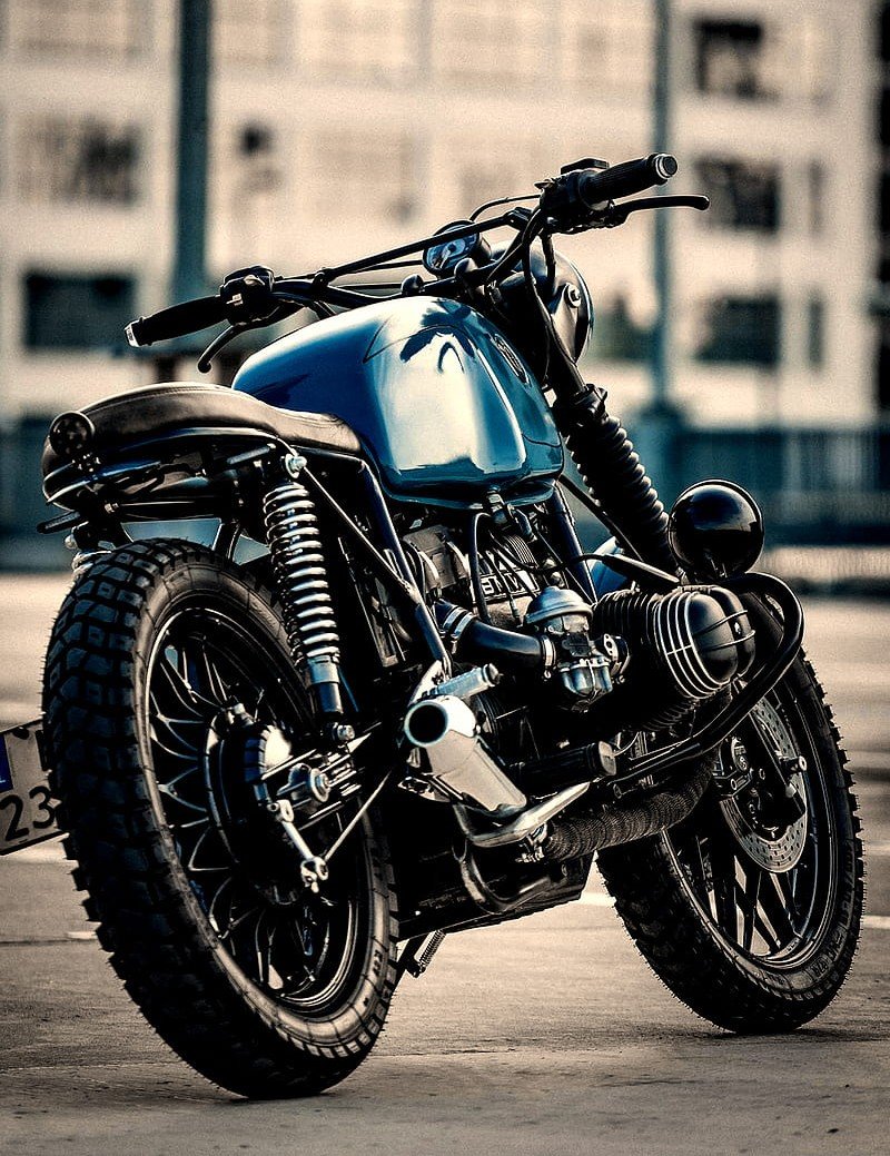 Motorcycle repair garage
